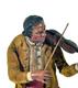 Violinista, att. F. Celebrano (Napoli, 1729-1814)