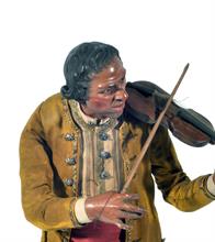 Lotto 169 - Violinista, att. F. Celebrano (Napoli, 1729-1814)