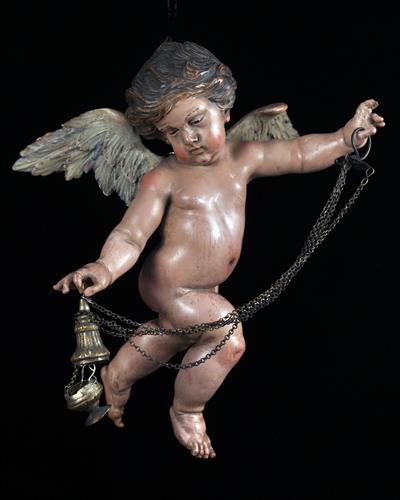 Lotto 8 - Putto in legno