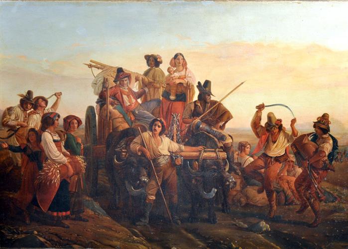 Lotto 113 - Leopold Louis Robert maniera di