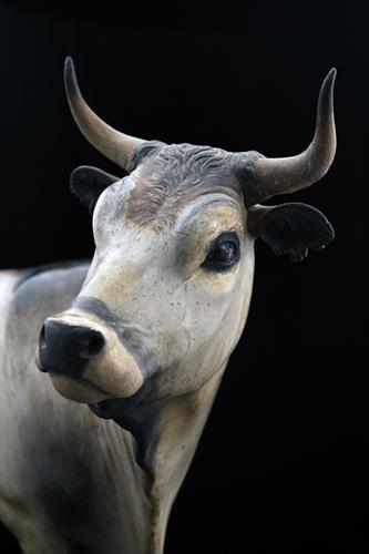 Lotto 65 - Mucca bianca attrib. Vassallo