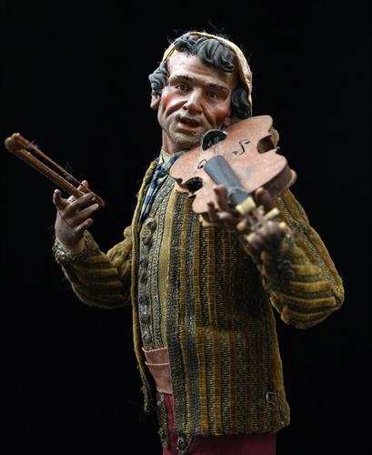 Lotto 15 - Violinista attrib. De Luca