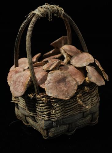 Lotto 246 - Cestino con funghi