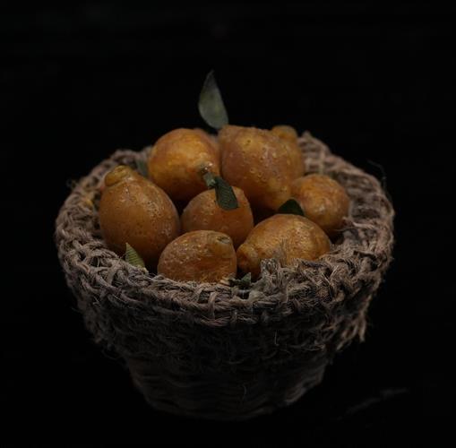 Lotto 257 - Cestino con limoni