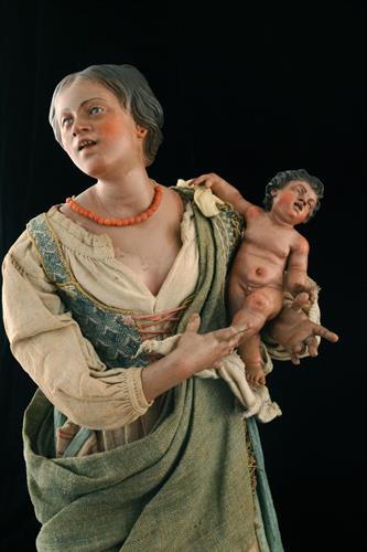 Lotto 23 - Zingara attr. S. Di Franco con bambino